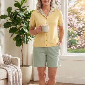 Alfred Dunner Button top